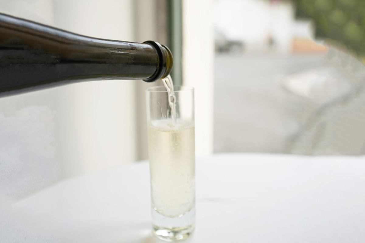 Negroni cocktail at the bar of O Palmeiral, Príncipe Real, Lisbon