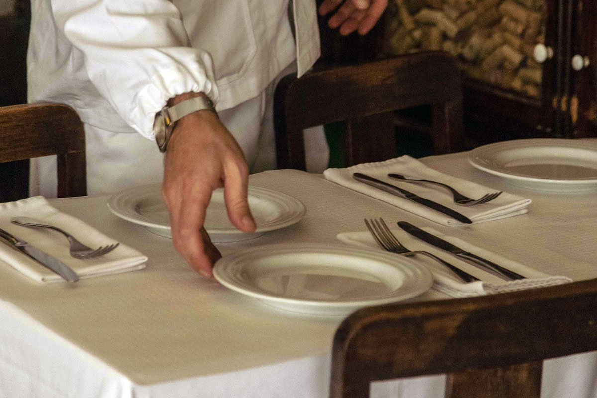 Tortellini in brodo served at O Palmeiral, Príncipe Real, Lisbon